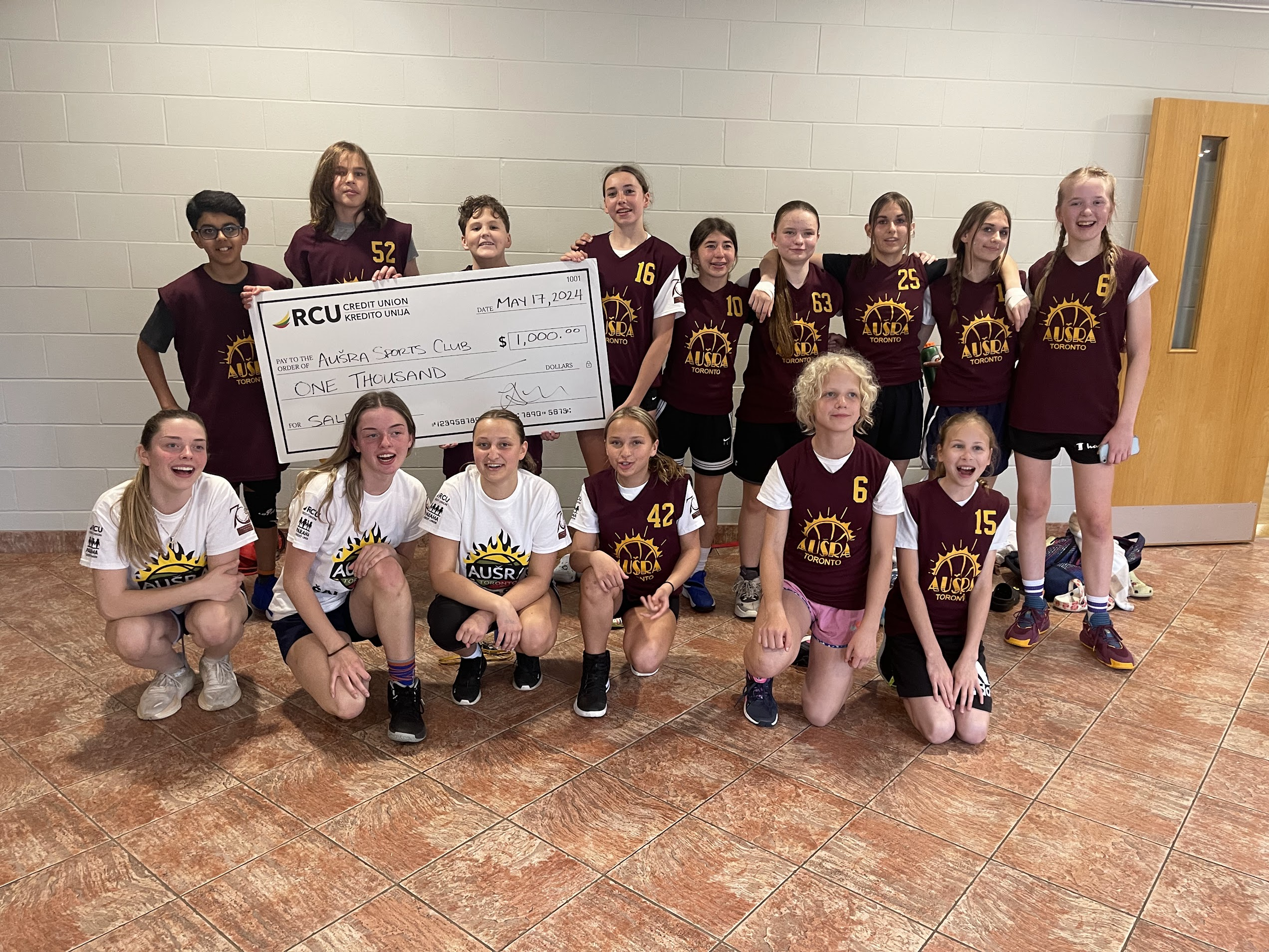 RCU Communiity Donation 2024 Ausra Sports Club